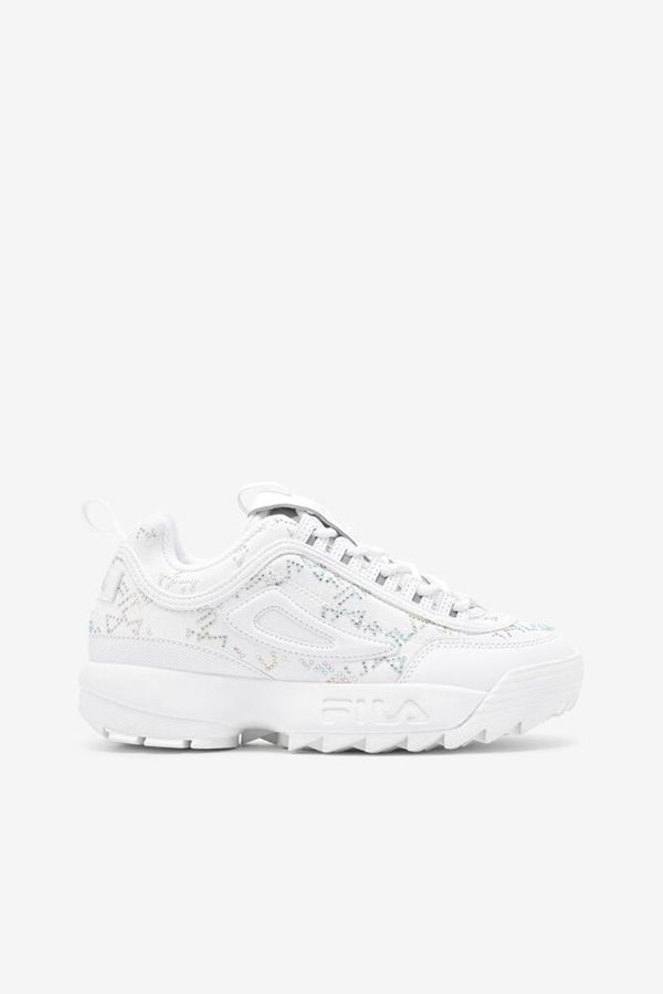 Zapatillas Fila Mujer Blancas - Disruptor 2 Diamante - España 793806FVA